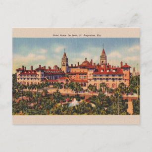 Vintage Hotel Ponce De Leon St. Augustine Postcard