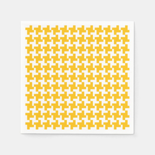 Vintage Houndstooth Pattern Napkin (Front)