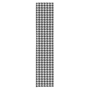 Vintage Houndstooth Short Table Runner