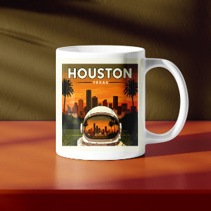 Vintage Houston Texas Coffee Mug