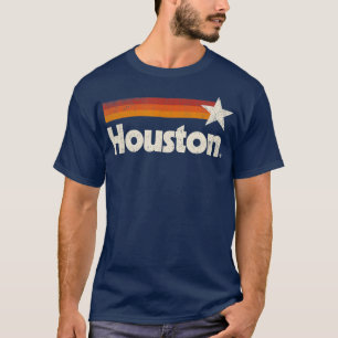 Vintage Houston Texas  Houston Strong Stripes  T-Shirt