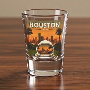 Vintage Houston Texas Shot Glass