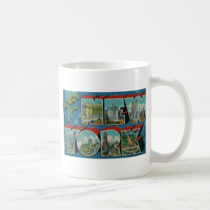 Vintage Howdy from New York Coffee Mug