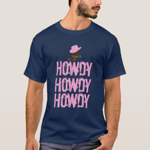 Vintage Howdy Rodeo Western Country Southern Cowg T-Shirt
