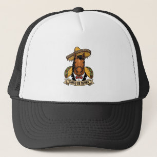 Vintage Howling Wolves Full Moon Vector Design Trucker Hat
