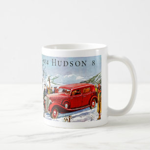 Vintage Hudson Automobile Ad Coffee Mug