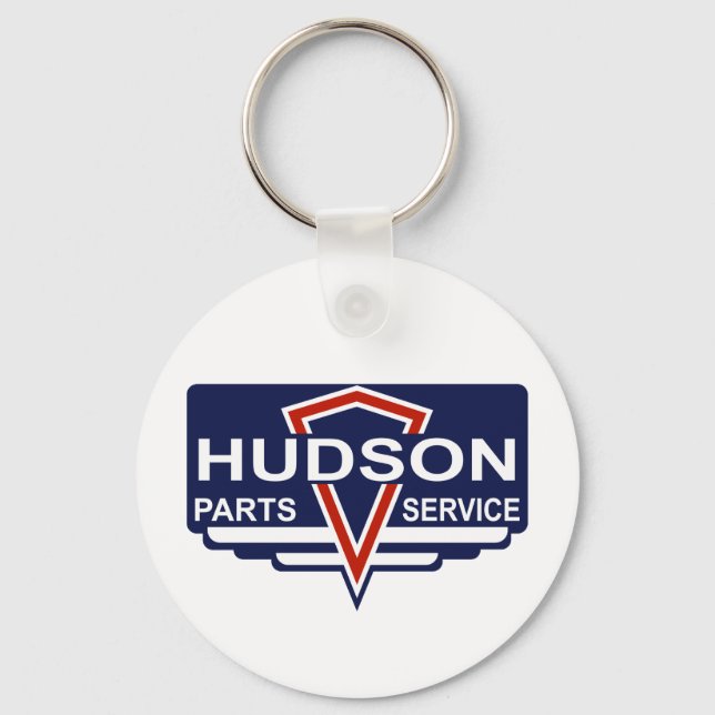 Vintage Hudson parts sign Keychain (Front)