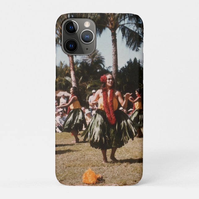 Vintage Hula Case-Mate iPhone Case (Back)