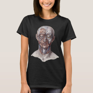Vintage Human Anatomy Science, Head Throat Nose T-Shirt