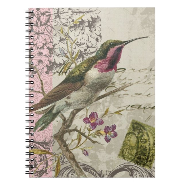 Vintage Hummingbird...notebook Notebook (Front)