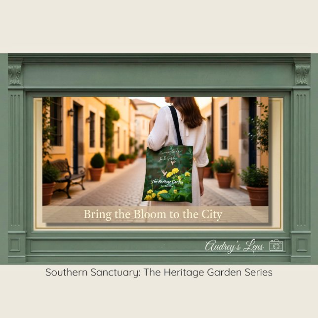 Vintage Hummingbird & Wildflower Market Tote Bag (Creator Uploaded)