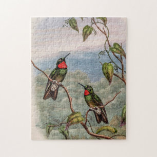Vintage Hummingbirds by John Gould Jigsaw Puzzle