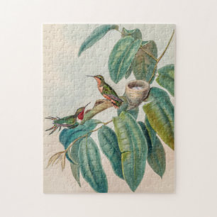 Vintage Hummingbirds by John Gould Jigsaw Puzzle