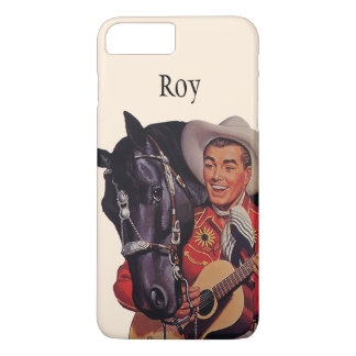 Vintage Humour, Cowboy Singing Music to his Horse iPhone 8 Plus/7 Plus Case