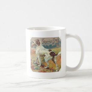 Vintage Hunting Dog Label Coffee Mug