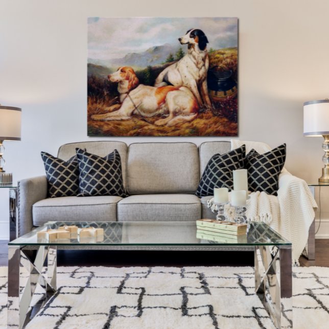 Vintage Hunting Dogs Portrait Poster (Creator Uploaded)