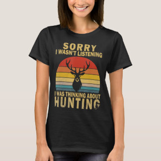 Vintage Hunting  Gift For Bow And Rifle Deer Hunte T-Shirt