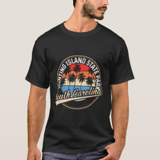 Vintage Hunting Island State Park South Carolina P T-Shirt
