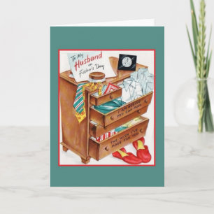 Vintage Husband Father's Day Card