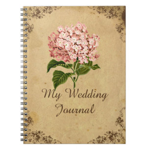 Vintage Hydrangea Wedding Journal