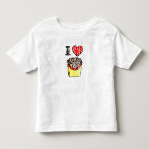 Vintage I Heart French Fries Toddler T-shirt
