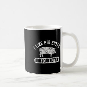 Vintage I Like G Butts And I Cannot Lie Funny Bbq Coffee Mug