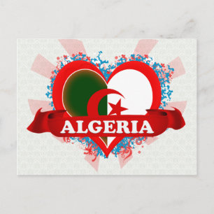 Vintage I Love Algeria Postcard