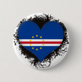 Vintage I Love Cape Verde 2 Inch Round Button