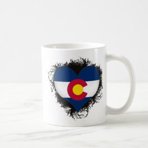 Vintage I Love Colorado Coffee Mug