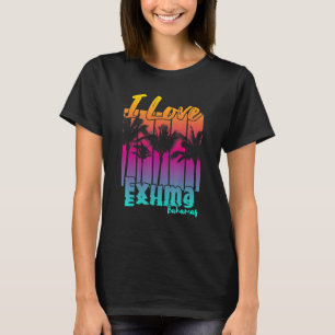 Vintage I Love Exuma Bahamas T-Shirt