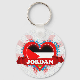 Vintage I Love Jordan Keychain