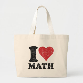 Vintage I Love Math Classic Sac fourre-tout