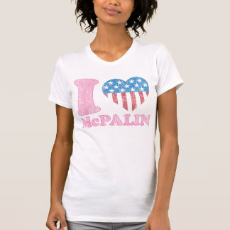 Vintage i Love McPalin, McCAIN PALIN USA IHeart T-Shirt