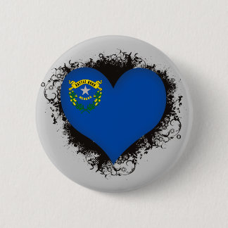 Vintage I Love Nevada 2 Inch Round Button