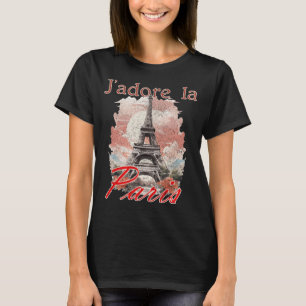 Vintage I love Paris for Her T-Shirt