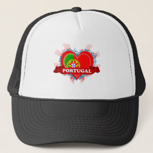 Vintage I Love Portugal Trucker Hat