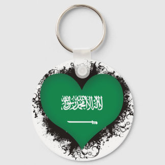 Vintage I Love Saudi Arabia Keychain