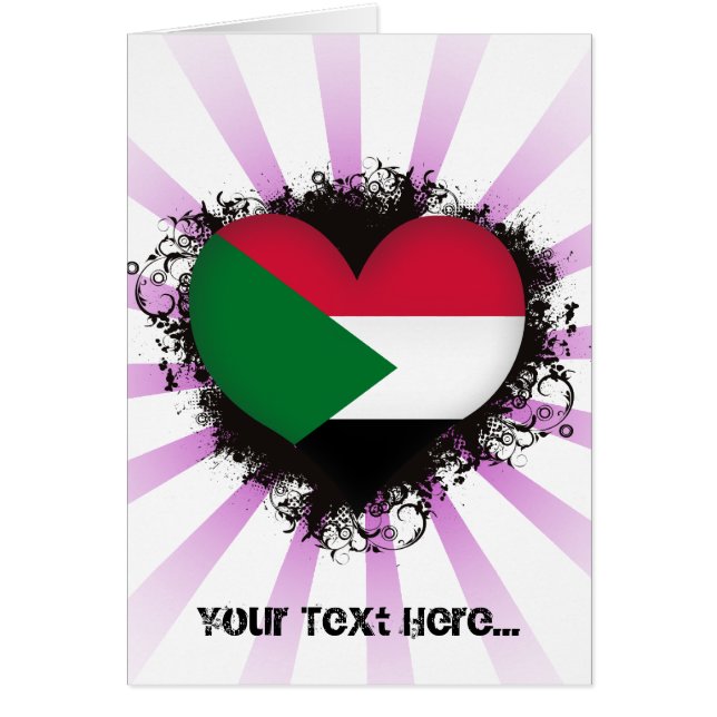 Vintage I Love Sudan (Front)