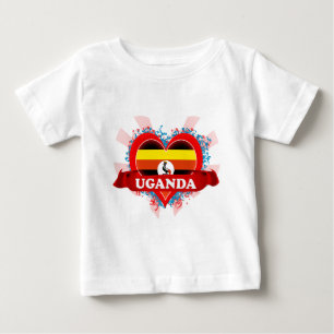 Vintage I Love Uganda Baby T-Shirt