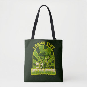 Vintage I Raise Tiny Dinosaurs Vintage Tote Bag
