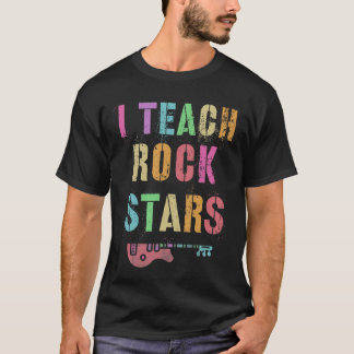 Vintage I TEACH ROCKSTARS Band Teacher Rock Stars T-Shirt
