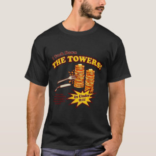 Vintage I Took Down The Towers Pancake Funny For M T-Shirt