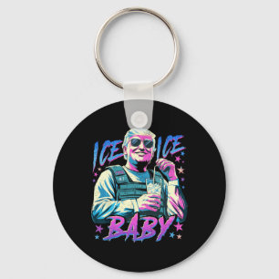 Vintage Ice By Funny Trump _1 Keychain