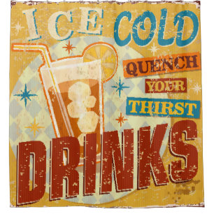 Vintage Ice Cold Drinks metal sign. vintage, soda,