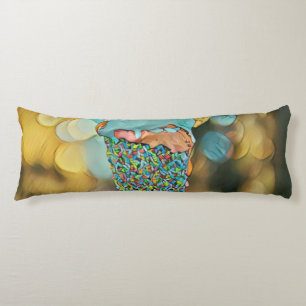 Vintage ice cream artwork body pillow