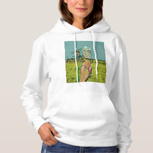 Vintage ice cream artwork hoodie