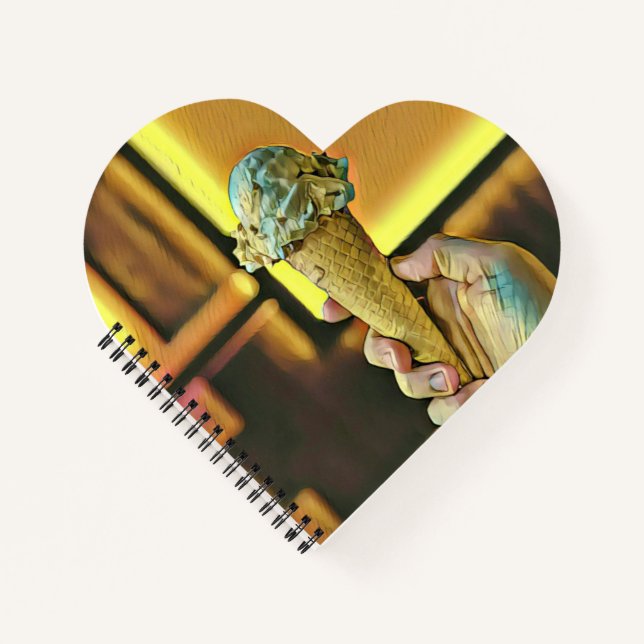 Vintage ice cream cone notebook (Front)