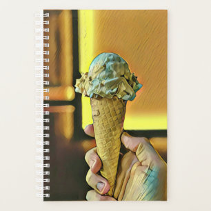 Vintage ice cream cone planner