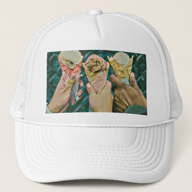 Vintage ice cream cone trucker hat (Front)