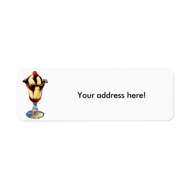 Vintage Ice Cream Sundae (Front)